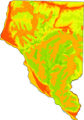 Susceptibility of groundwater to pollutants in Buffalo County