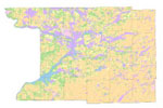 Nitrate-nitrogen concentrations in Columbia County