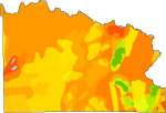 Susceptibility of groundwater to pollutants in Florence County