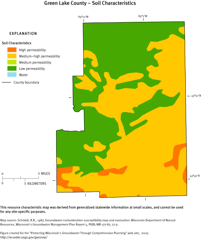 Green Lake County Soil Characteristics