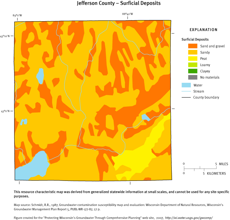 Jefferson County Surficial Deposits