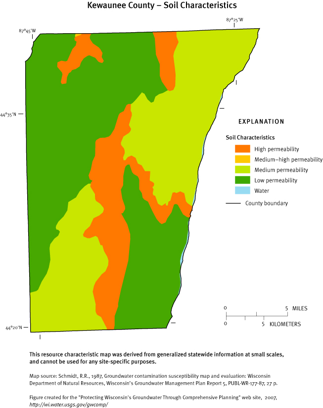 Kewaunee County Soil Characteristics