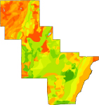 Susceptibility of groundwater to pollutants in Oconto County