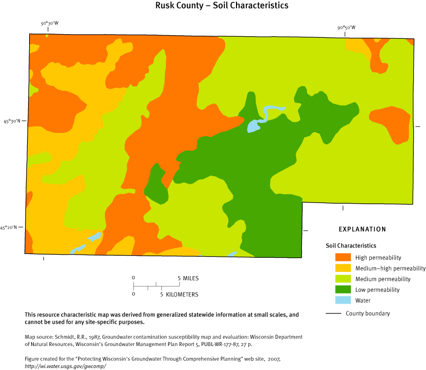 Rusk County Soil Characteristics
