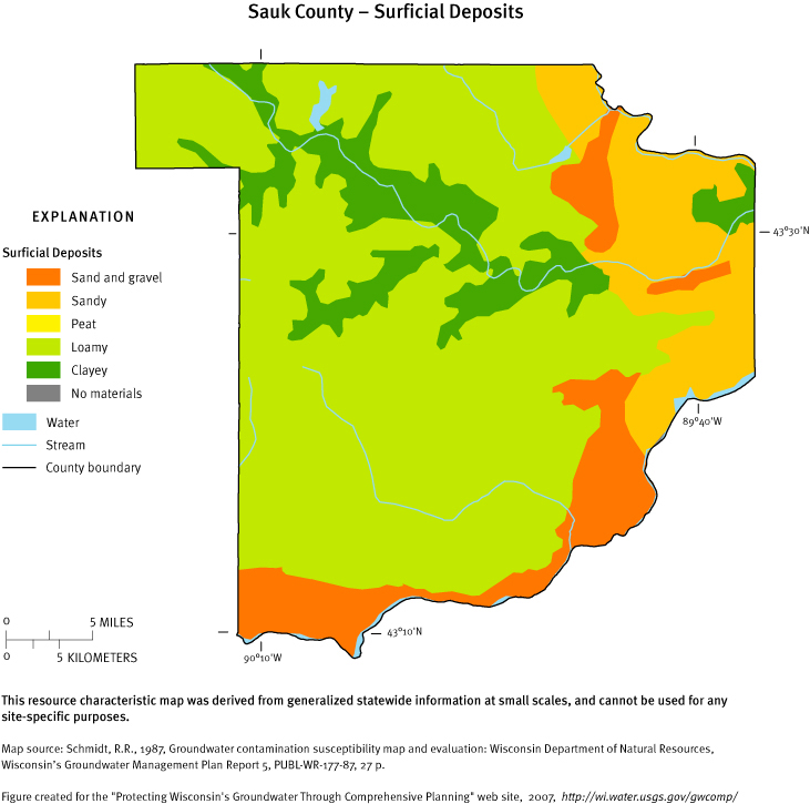 Sauk County Surficial Deposits