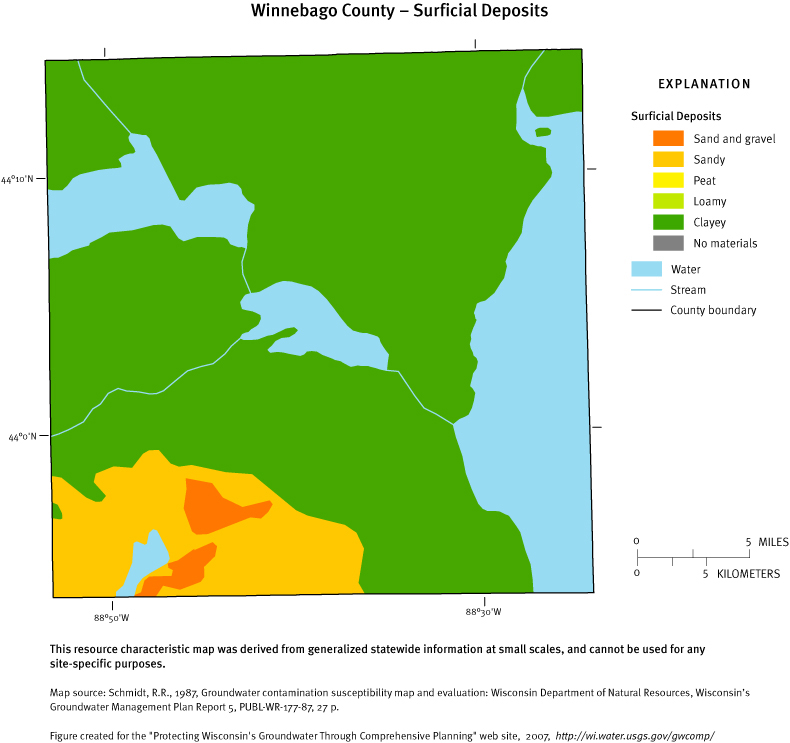 Winnebago County Surficial Deposits