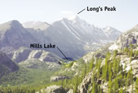 high alpine lake deposition