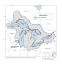 Map of the Great Lakes Basin (91 kb)