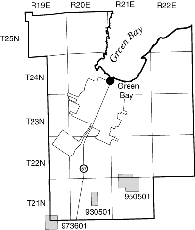 Brown County atrazine prohibition areas