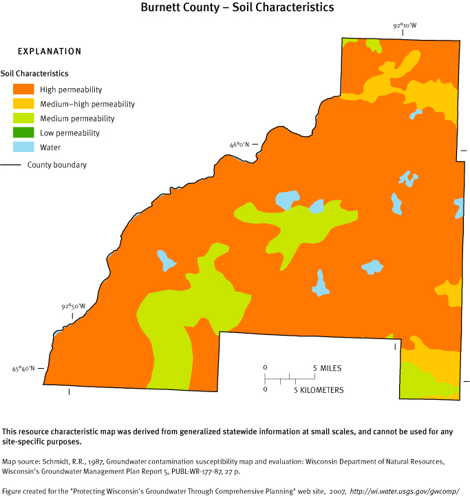 Burnett County Soil Characteristics