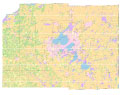 Nitrate-nitrogen concentrations in Dane County