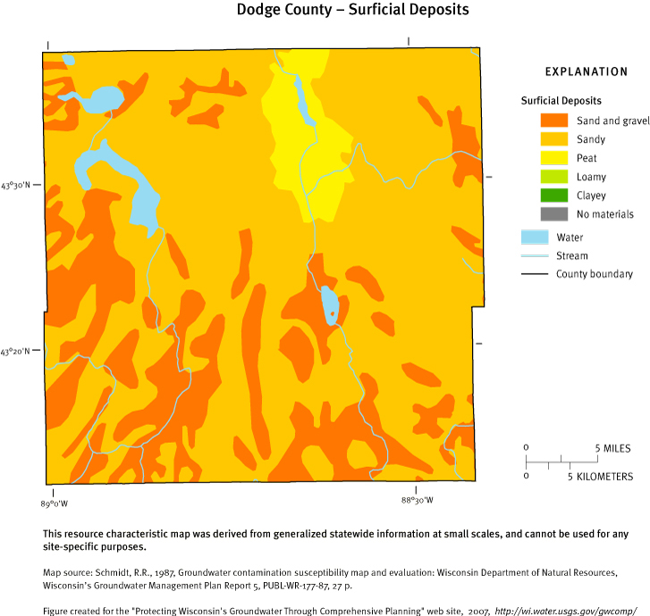 Dodge County Surficial Deposits