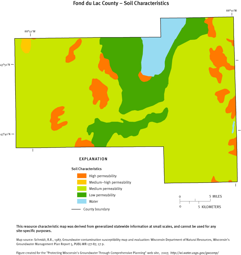 Fond du Lac County Soil Characteristics