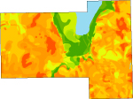 Susceptibility of groundwater to pollutants in Fond du Lac County