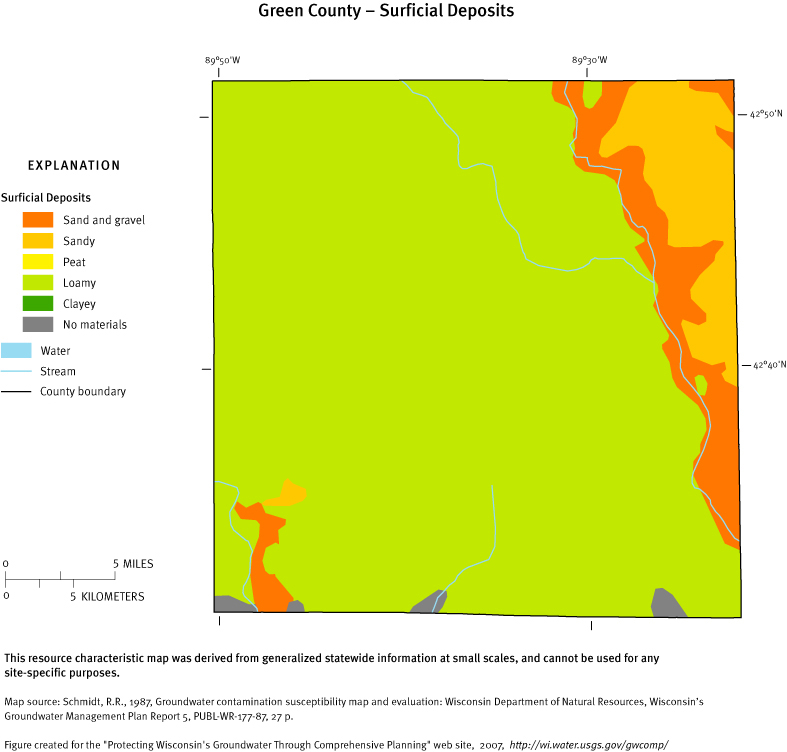Green County Surficial Deposits