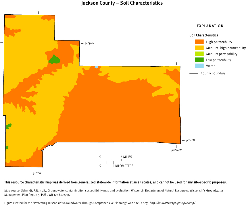 Jackson County Soil Characteristics