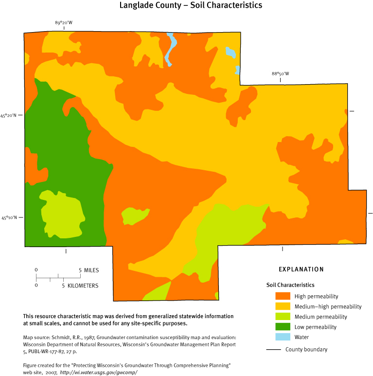 Langlade County Soil Characteristics
