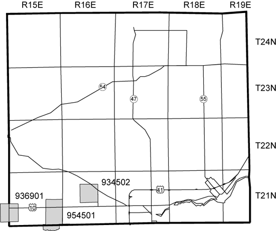 Outagamie County Atrazine Prohibition Areas