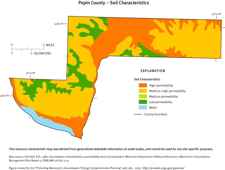 Pepin County Soil Characteristics