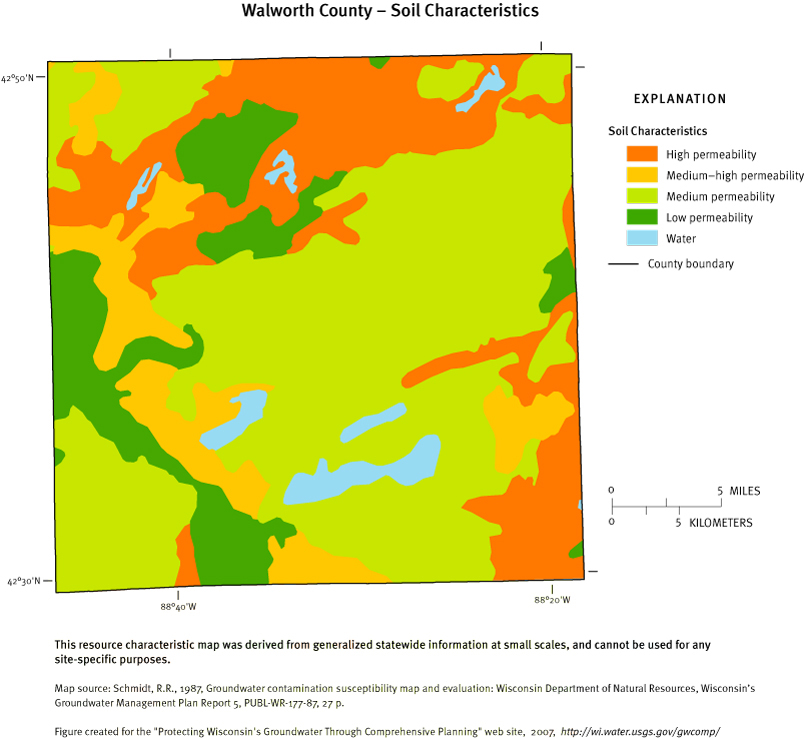 Walworth County Soil Characteristics