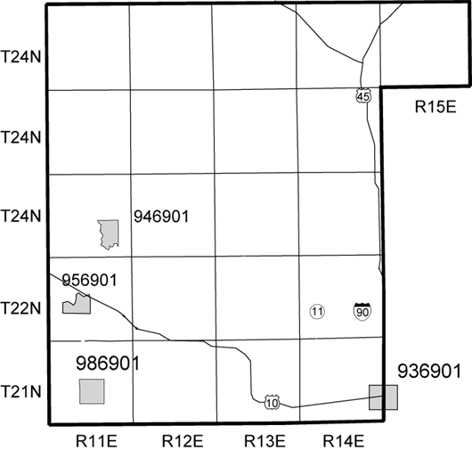 Waupaca County Atrazine Prohibition Areas